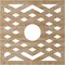 Ekena Millwork Chevron Wood Fretwork Pierced Ceiling Medallion, Red Oak, 32"OD x 8 1/4"ID x 1/4"T CMWP32X32X0250CHRO - alternate 4
